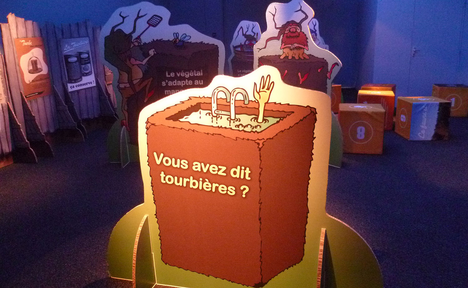 © Pavillon des sciences de Montbéliard - Exposition "Voyage au pays des Tourbières"