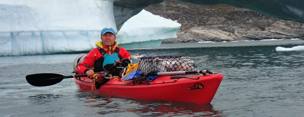 Eric Chazal guide kayak au Groenland