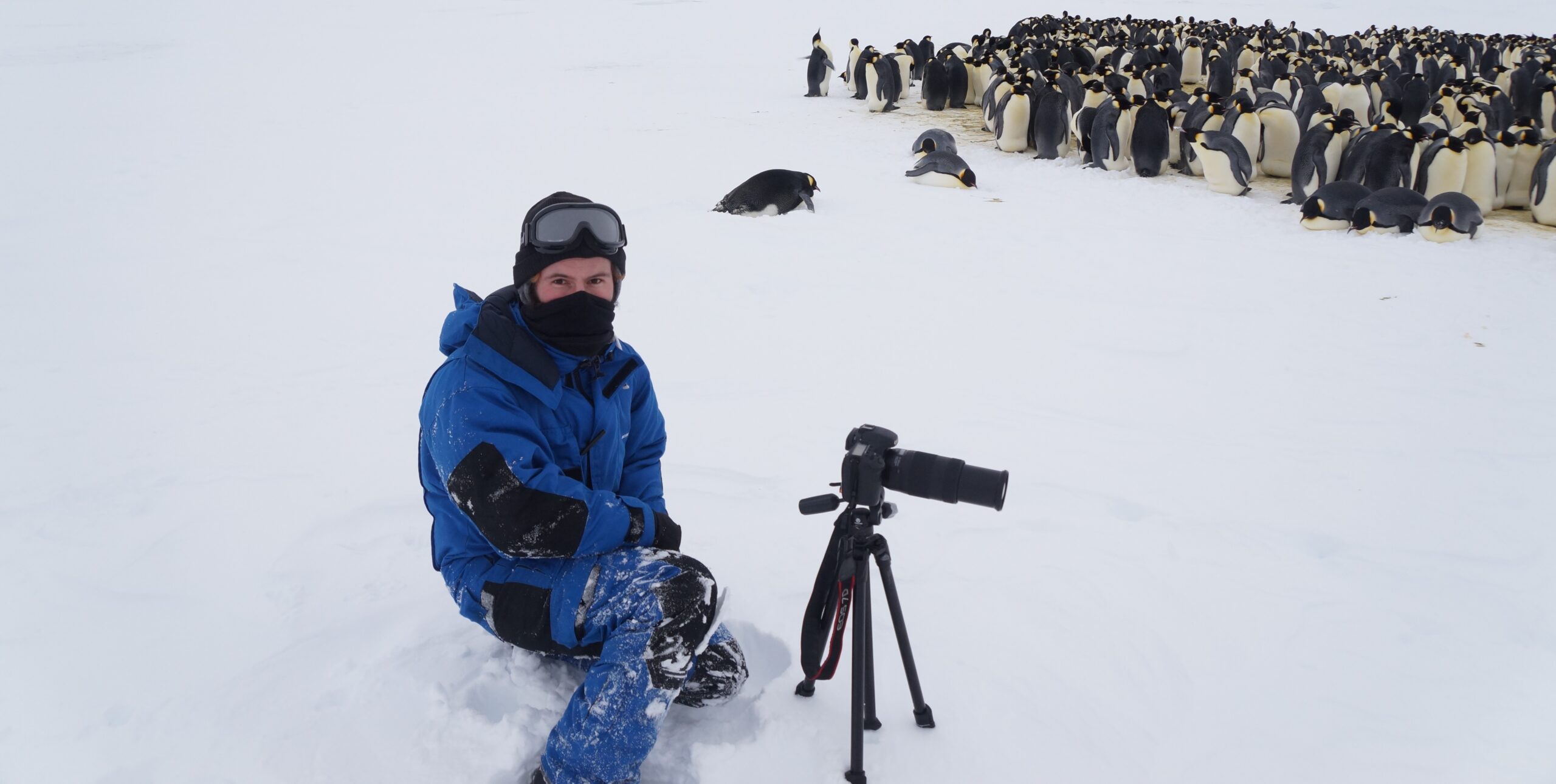 Alexis Carron en Antarctique