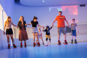 Famille en roller